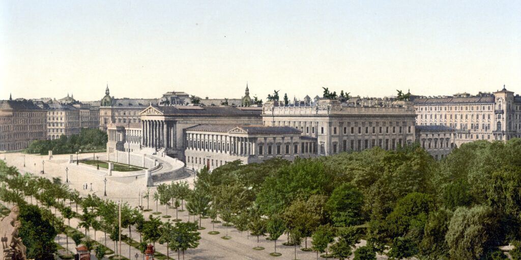 Parlament wiedeński na przełomie XIX i XX wieku.