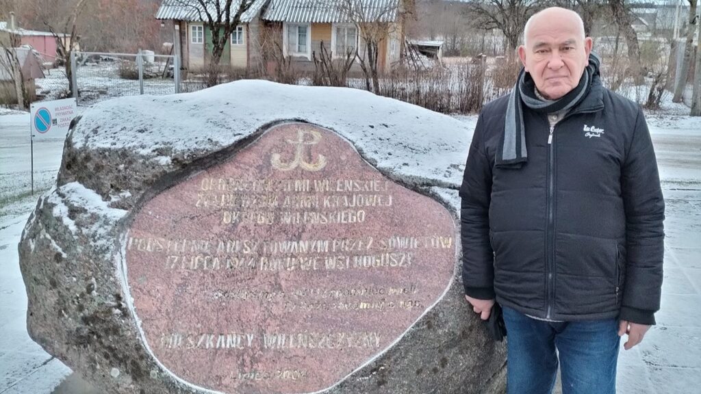 Pomnik w Boguszach/Rakańcach na Wileńszczyźnie