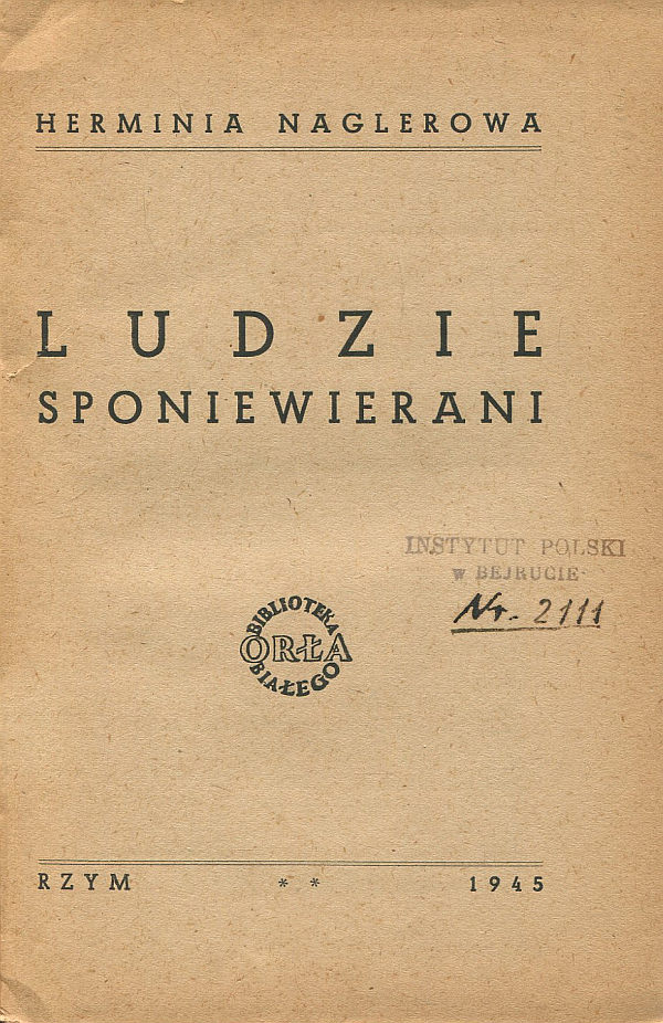 Ludzie sponiewierani, wydanie z 1945 roku.