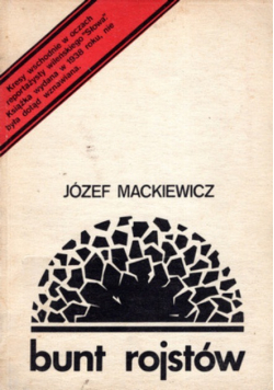 Okładka książki "Bunt rojstów" Józefa Mackiewicza