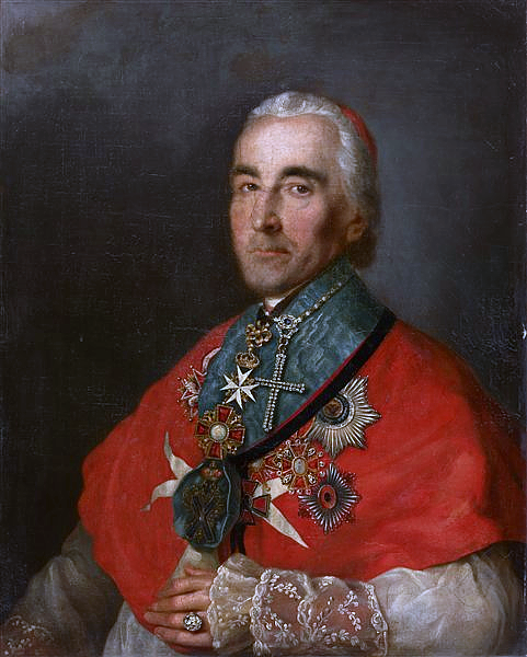 Abp Stanisław Bohusz-Siestrzeńcewicz metropolita mohylewski po skazaniu Ciecierskiego "zdjął" z niego święcenia kapłańskie. Hierarchowie posługujący na terenie Rosji czasem stosowali taką karę wobec zaangażowanych w działalność narodowowyzwoleńczą polskich duchowych. Nie miało to oczywiście znaczenia poza politycznym, bo sakrament święceń jest wieczysty i nie można go "usunąć". Źródło: AnonymousUnknown author, Public domain, via Wikimedia Commons