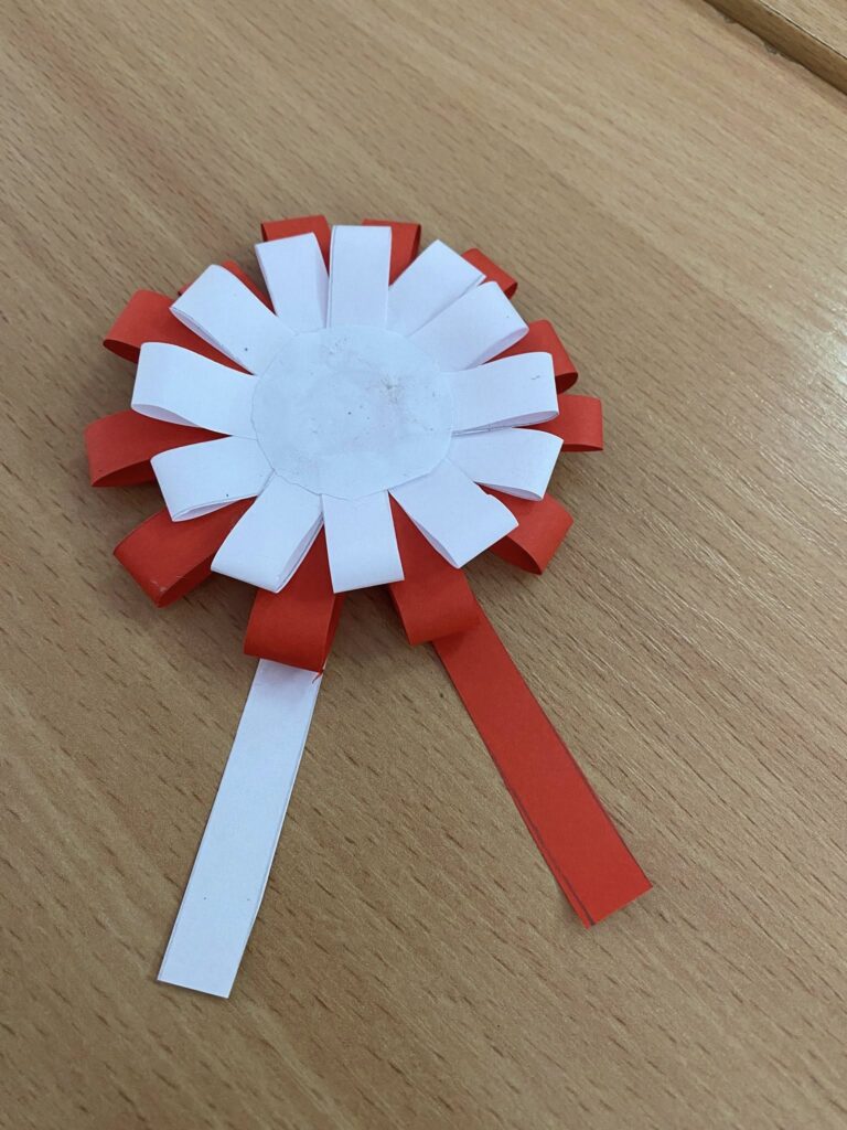 Własnoręcznie wykonany kotylion