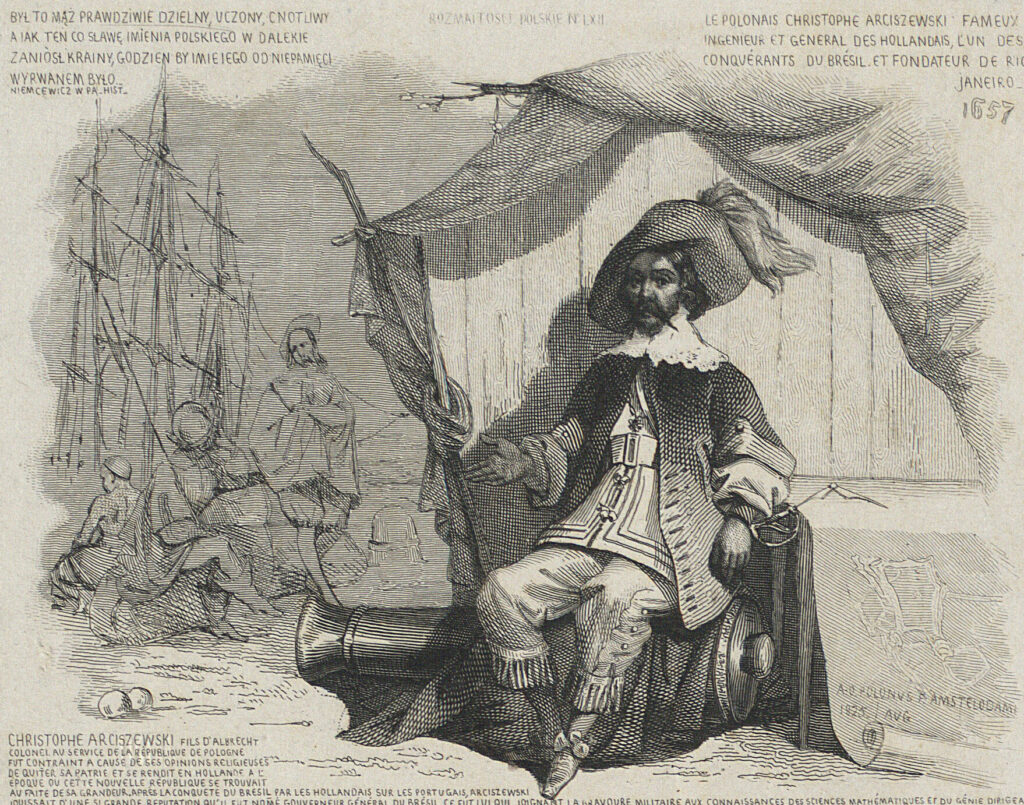 Krzysztof Arciszewski – staloryt Antoniego Oleszczyńskiego (1832), Źródło: Biblioteka Narodowa/Domena Publiczna, via Wikimedia Commons